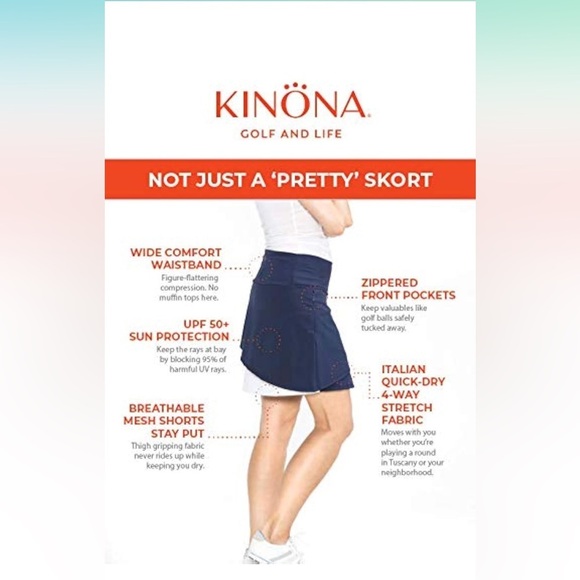 Kinona Golf Skort​​ - Picture 2 of 10